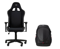 Fotel gamingowy SMX Fotel gamingowy Deriba + Gaming Backpack plecak na laptopa